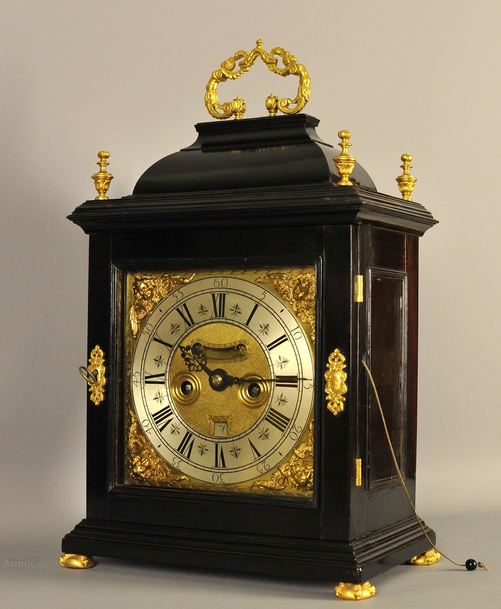 Antiques Atlas Early Verge Bracket Clock Papavoine , London as895a063