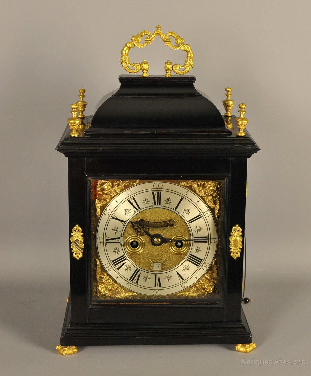 Antiques Atlas Early Verge Bracket Clock Papavoine , London as895a063