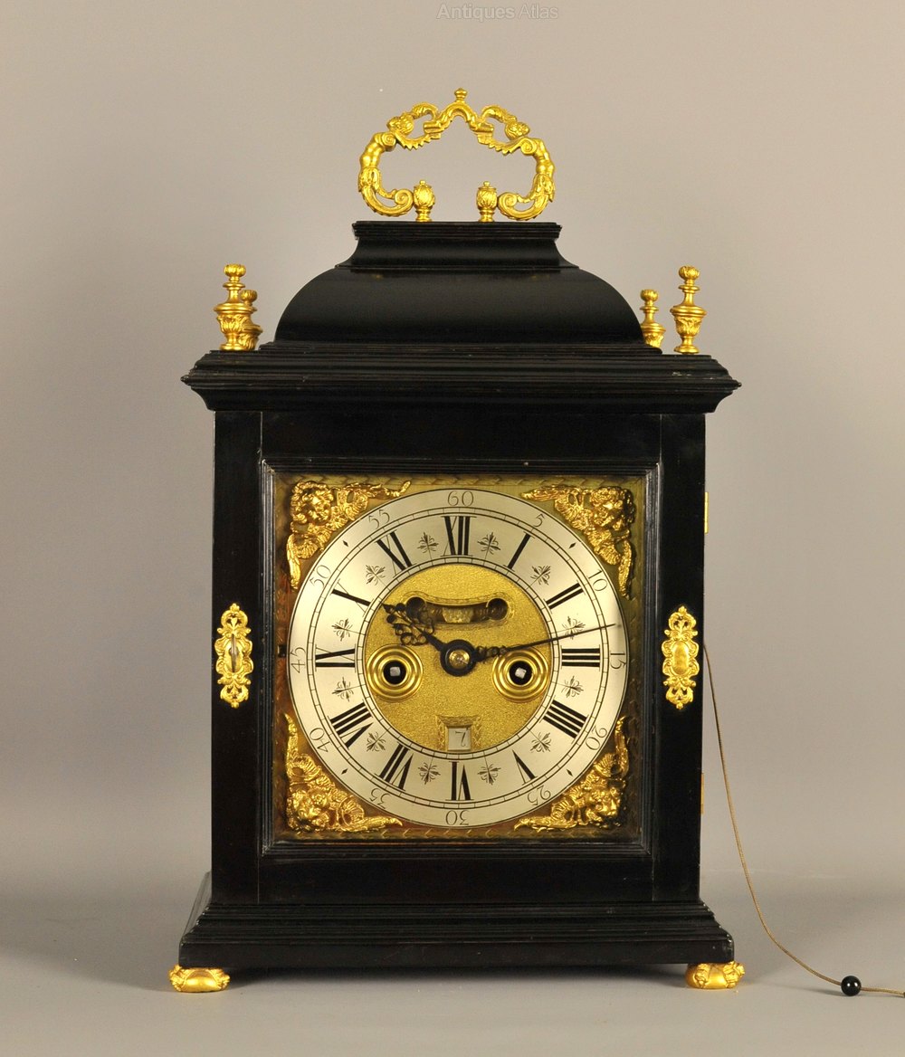 Antiques Atlas Early Verge Bracket Clock Papavoine , London as895a063