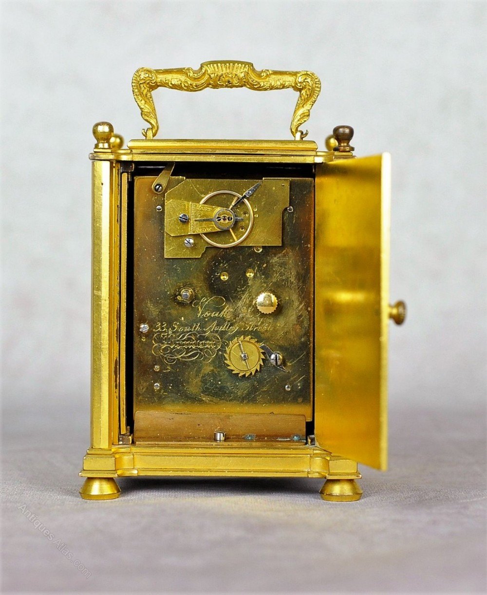 Antiques Atlas English Fusee Carriage Clock James Voak Of London