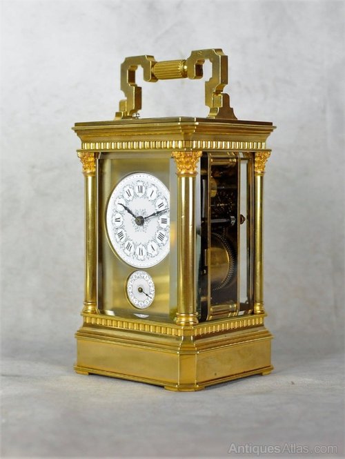 Antiques Atlas Fine Repeating Carriage Clock With Alarm Fine Repeating Carriage Clock With Alarm, Carriage Alarm Clock
