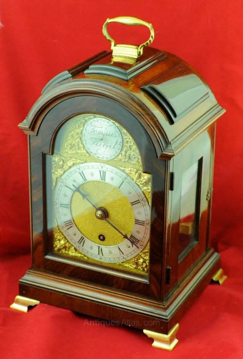Antiques Atlas - Miniature Bracket Clock Triple Pad Top