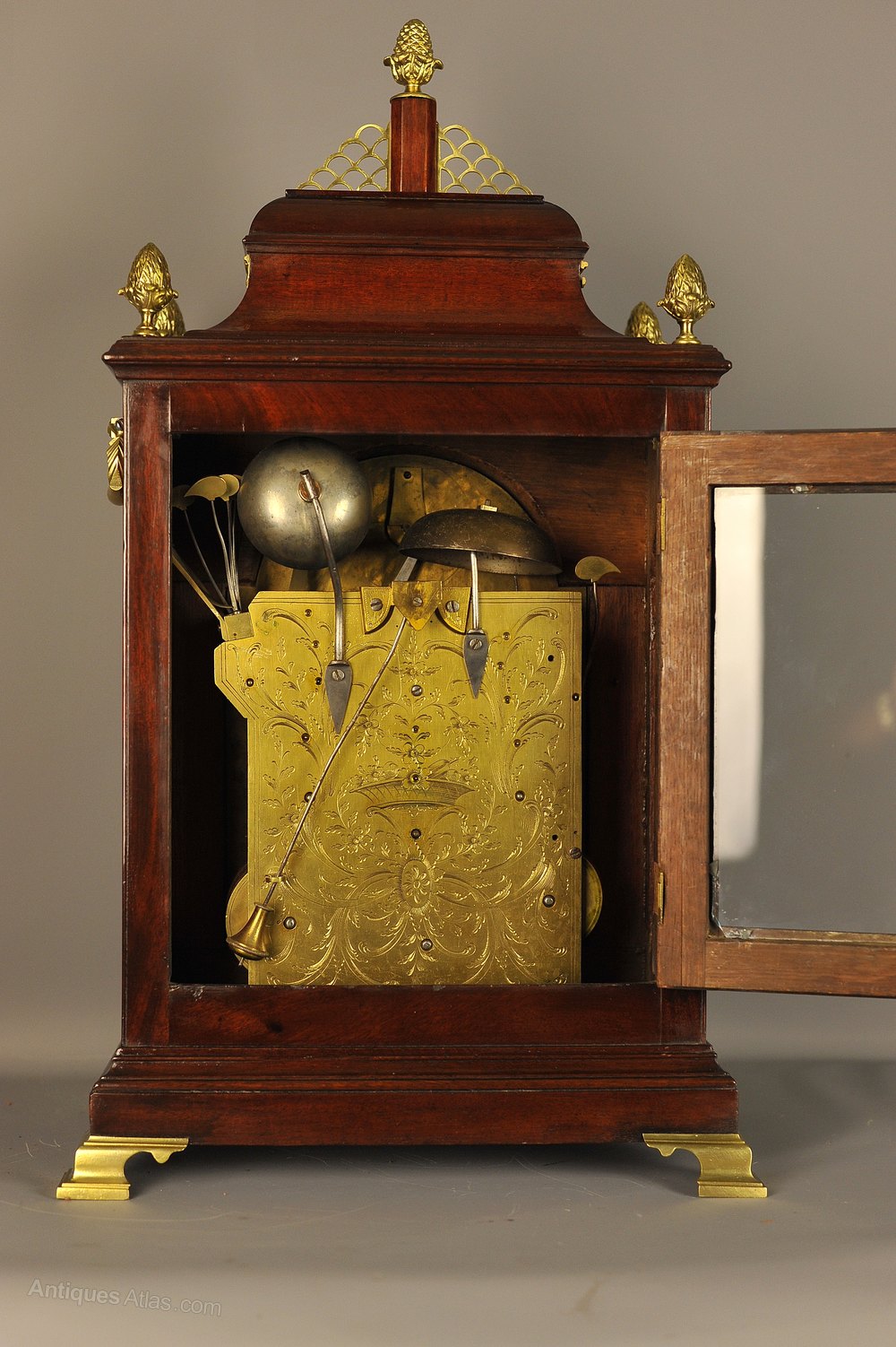Antiques Atlas Mahogany Verge Bracket Clock John Taylor, London as895a165