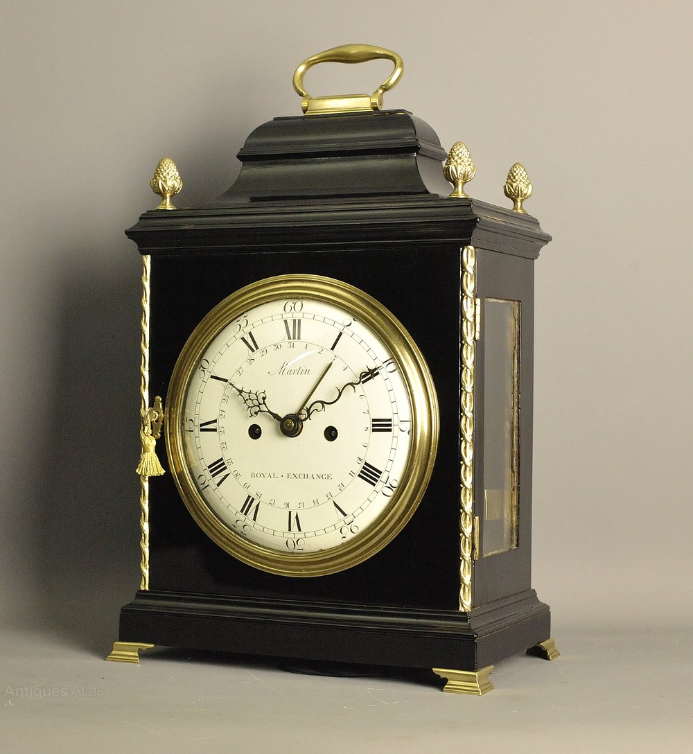 Antiques Atlas Verge Bracket Clock Enamel Dial Martin , London