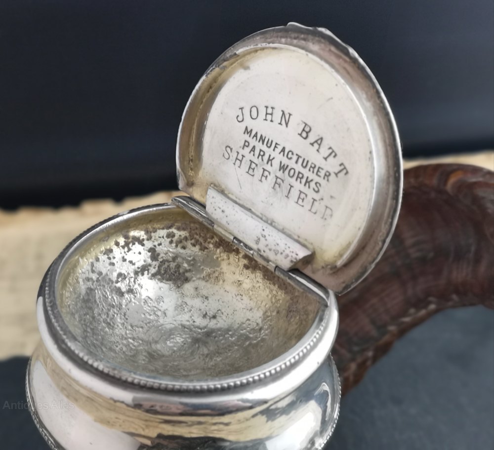 Antiques Atlas Antique Ram Horn Table Snuff Mull, Victorian