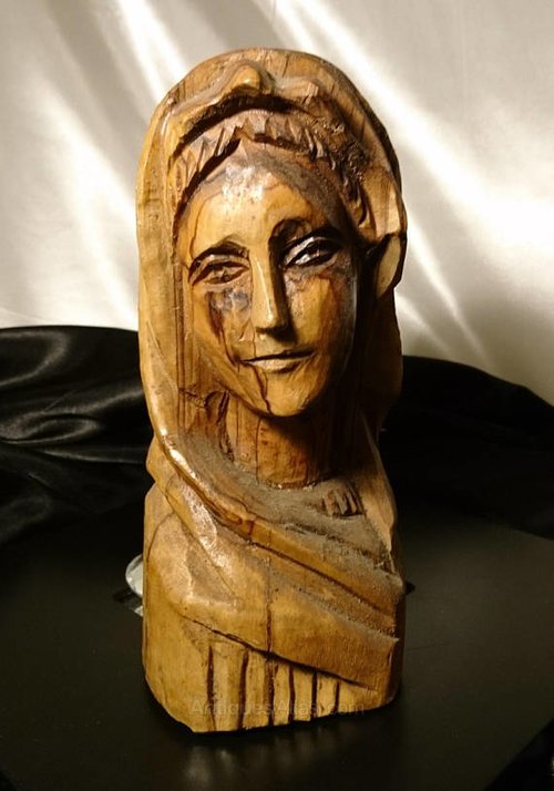 Antiques Atlas Virgin Mary, Victorian Catholic Statue, Our Lady