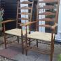Pair Important Signed Philip Clissett Chairs C1890