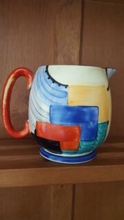 Susie Cooper Grays Pottery Cubist  Paris Jug C1930