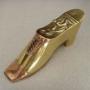 Arts & Crafts Copper & Brass Shoe Snuff Box Cricket