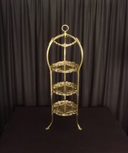 Brass Cake Or Plant Stand 1890-1910 Arts & Crafts