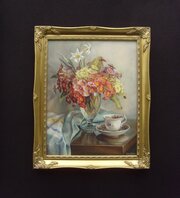 Constance Cooper VPSWA 1905-98 Oil Spring Flowers