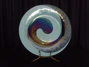 Iridescent Swirl Dish By Yalos Casa Murano Venice