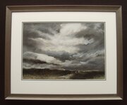 John Fagg Kentish Artist Pastel Evening Landscape