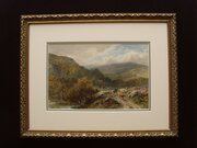 John Steeple RI Watercolour Landscape Cattle 1874