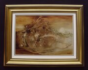 Karin Hauke German Surrealist Artist Oil 1981