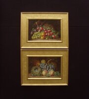 Pair Charles Thomas Bale 1849-1925 Oils Fruits