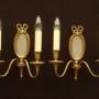 Pair Girandole 2 Light Wall Lights Sconces Mirrors