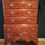Fine George II Walnut Chest on Stand