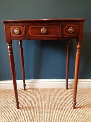Quality Regency Mahogany Side Table