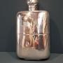 Superb Edwardian Silver Hip Flask and Cup