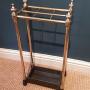 Victorian Brass and Cast Iron Stick Stand