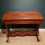 Victorian Burr Walnut Card Table