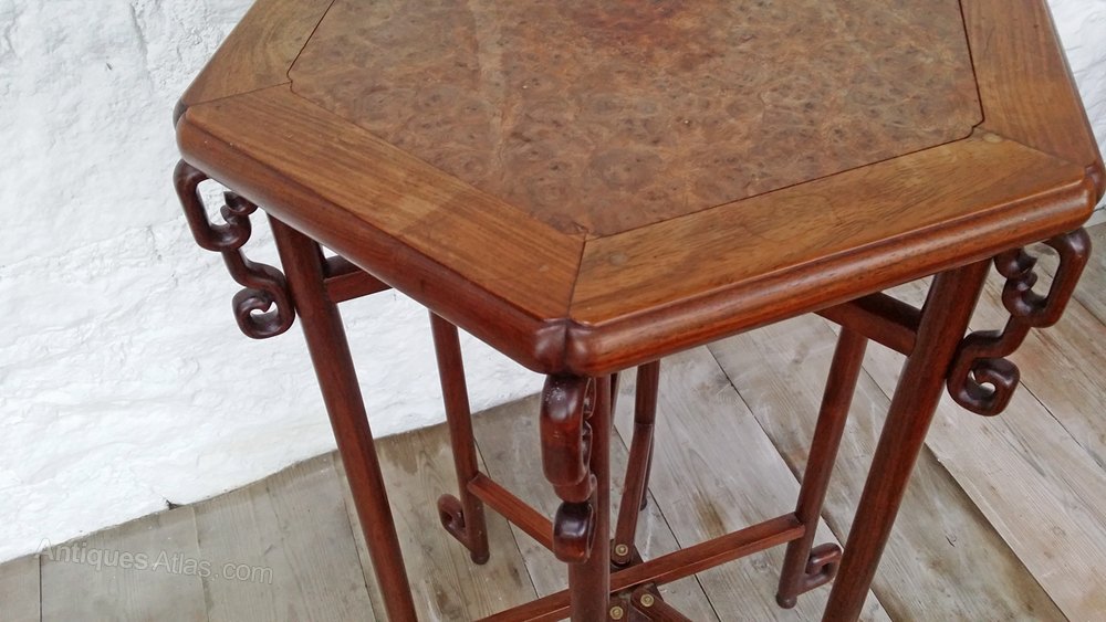 Chinese Folding Table Basin Stand Antiques Atlas Antique Miscellaneous Furniture Chinese Export Huanghuali Folding Table Washstand Metamorphic Side