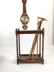 Oak Umbrella And Stick Stand