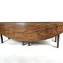 George III Irish mahogany wake dining table