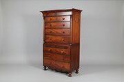 Mahogany Chest on Chest