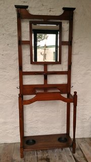 Oak Hall Coat & Stick Stand