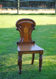 Victorian Oak Hall Chair