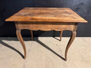 Early French Oak Side Table