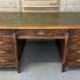 Exceptional French Walnut Partners Pedestal Desk 