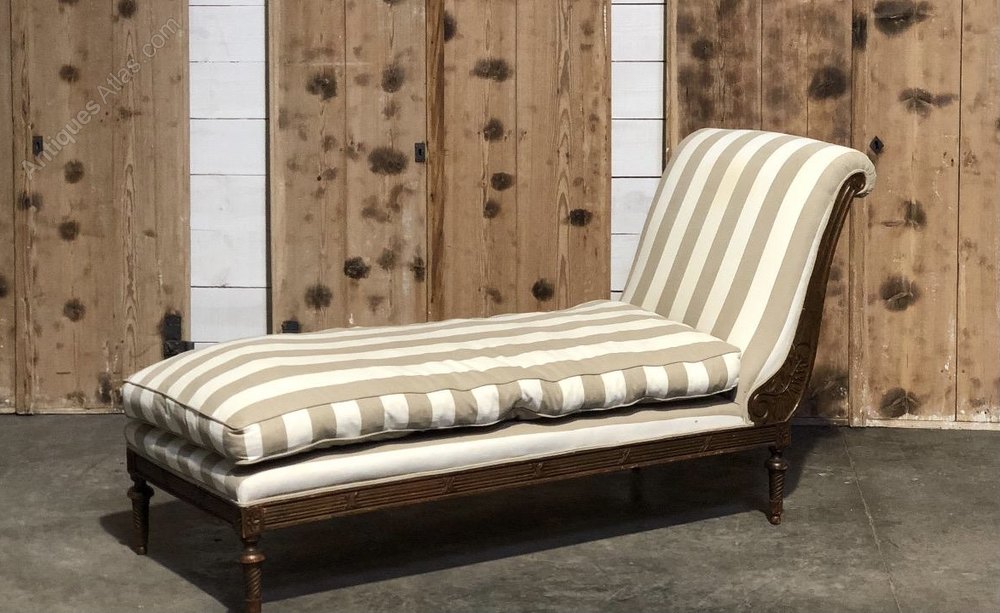French Chaise Lounge Antiques Atlas