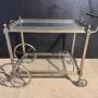 French Chrome Cocktail Trolley