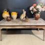 French Normandy Scrub Top Kitchen Dining Table 