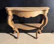 French Oak Console Table