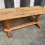 French Oak Farmhouse Dining Table 