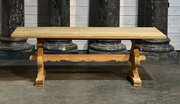 French Oak Farmhouse Dining Table 