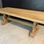 French Oak Farmhouse Dining Table 
