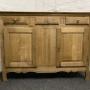 French Rustic Bleached Oak small Sideboard 