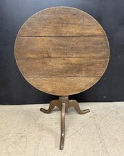 Georgian Oak Tilt Top Table