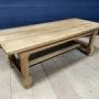 Good Looking Bleached Oak Farmhouse Dining Table 