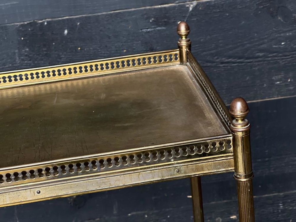 Good Quality French Brass 2 Tier Table Antiques Atlas