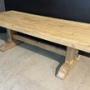 Large French Oak Farmhouse Dining Table 