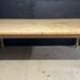 Large and Deep Pine Farmhouse Dining Table 