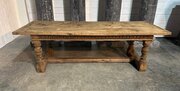 Larger Oak Farmhouse Dining Table 