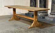 Longer French Oak Farmhouse Dining Table 