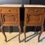 Lovely Pair French Bedside Cupboards 